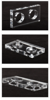 Clear plastic molding transparent parts cnc transparent